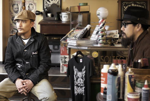 『MR.BROTHERS CUT CLUB』のお二人。左から原宿店店長ジュリアン氏、プレス堀氏