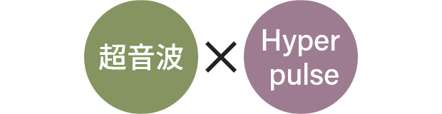 超音波×Hyper pulse