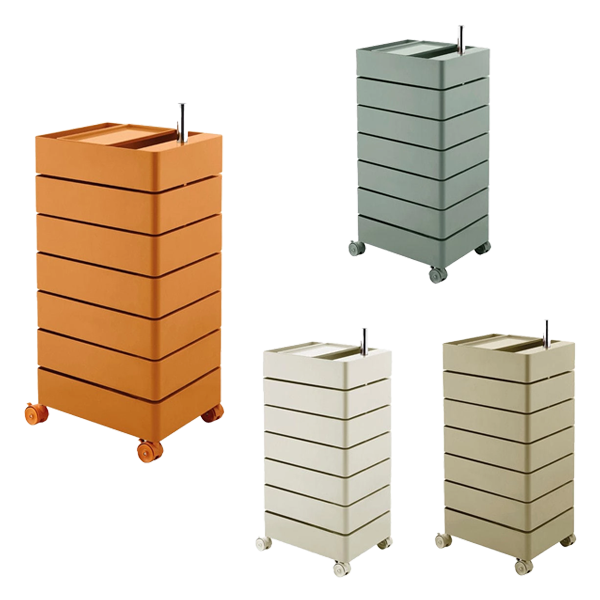 トロリーワゴン ブルーグレージュ