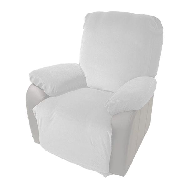 【Petit Pro.】ラウンジチェアカバー　ベルベットタイプⅡ（ホワイト）