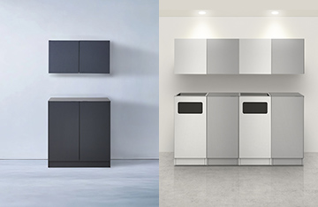 セミオーダーシャンプーキャビネット