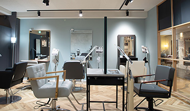 スタイリングチェア セット面展示